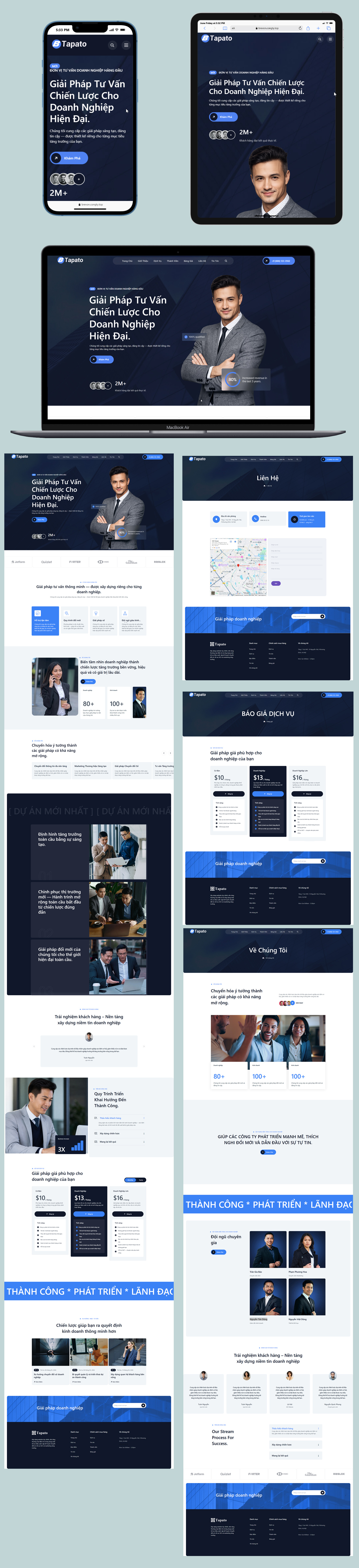 Mẫu website công ty tư vấn