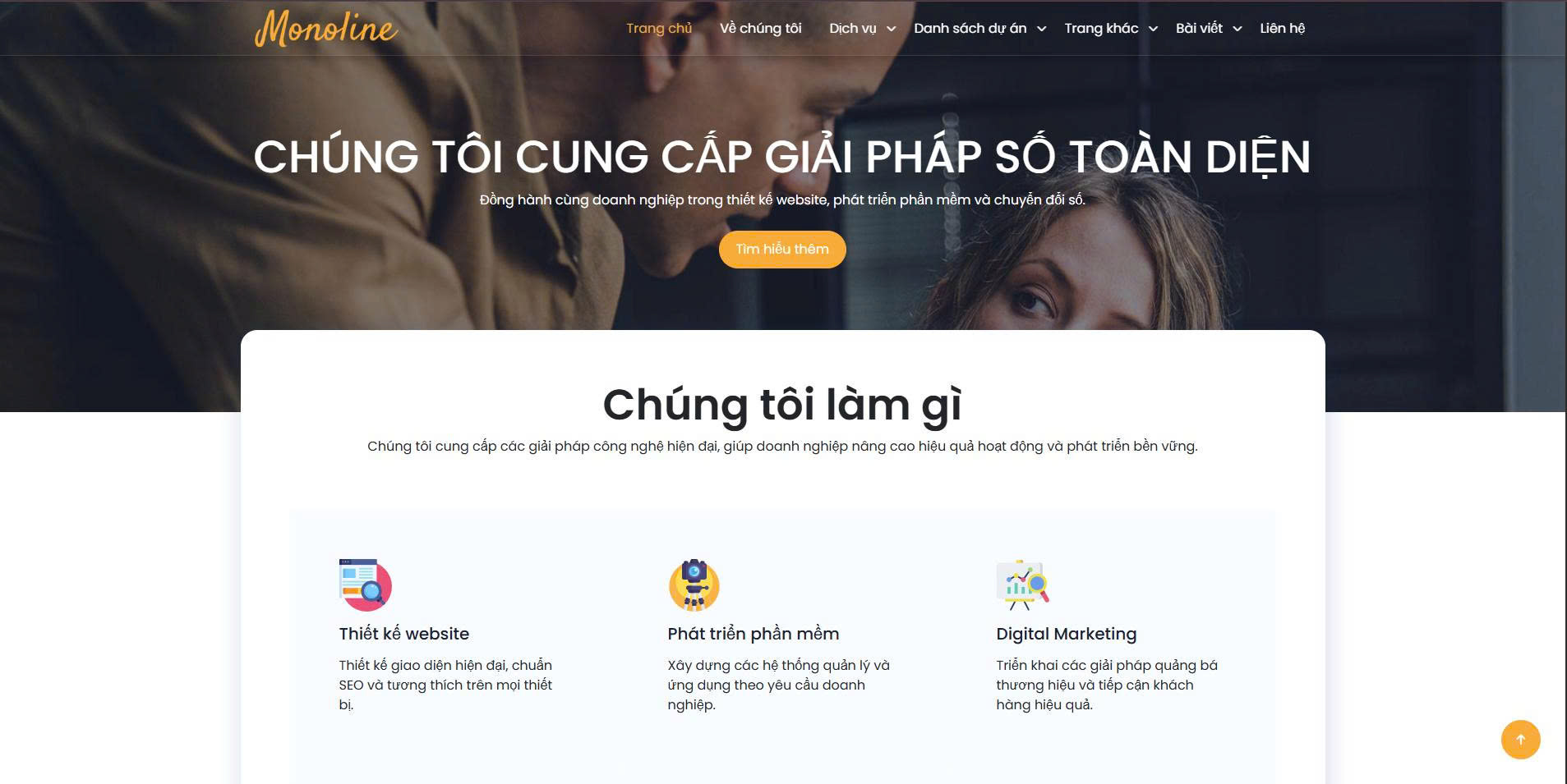 Mẫu Website Công Ty Tài Chính & Đầu Tư