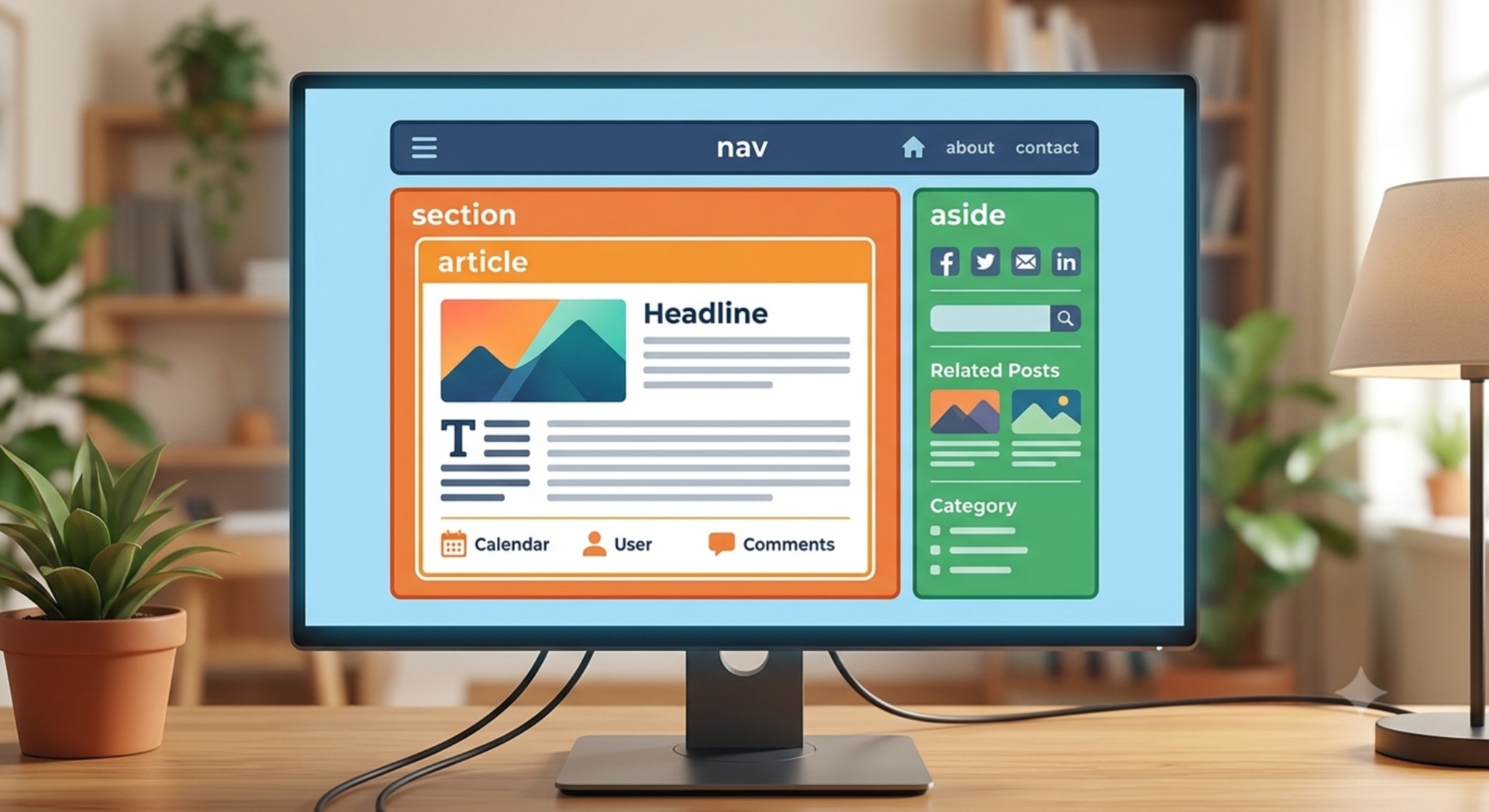 Semantic HTML Builder – Xây dựng website chuẩn HTML5 và tối ưu SEO