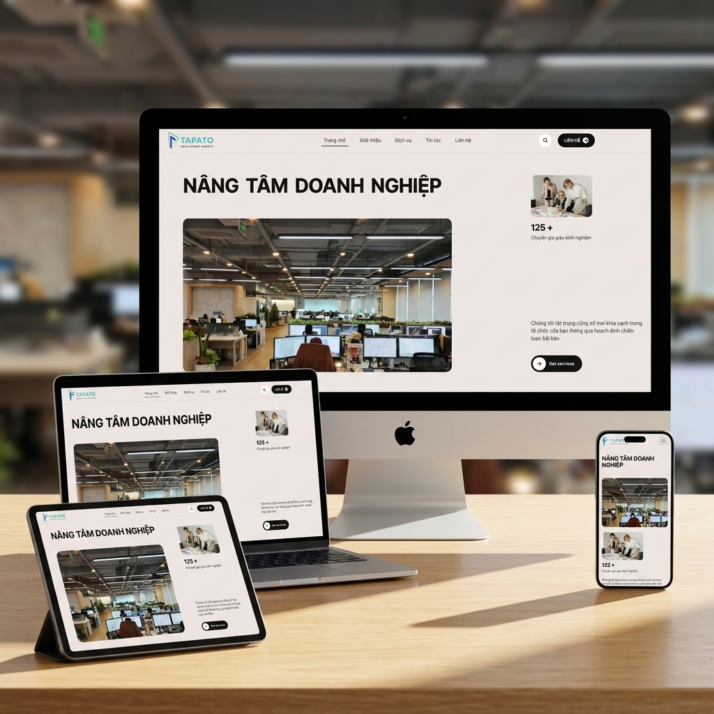 Mẫu website về Giới thiệu doanh nghiệp